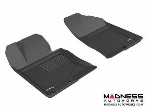 Hyundai Sonata Floor Mats (Set of 2) - Front - Black by 3D MAXpider